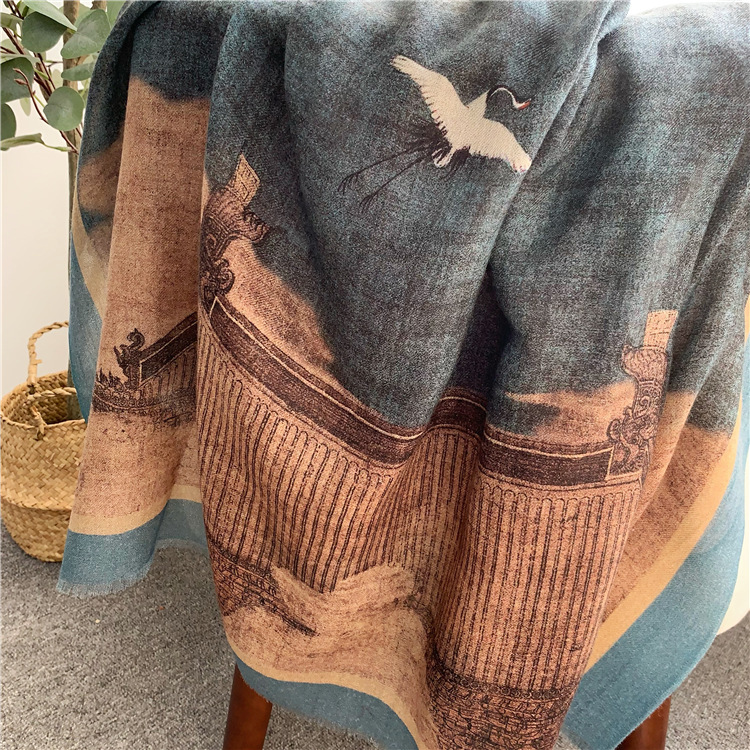 Cashmere Pashmina Wrap - Pure Kasjmier Kwasten Sjaals Stola Vrouwen