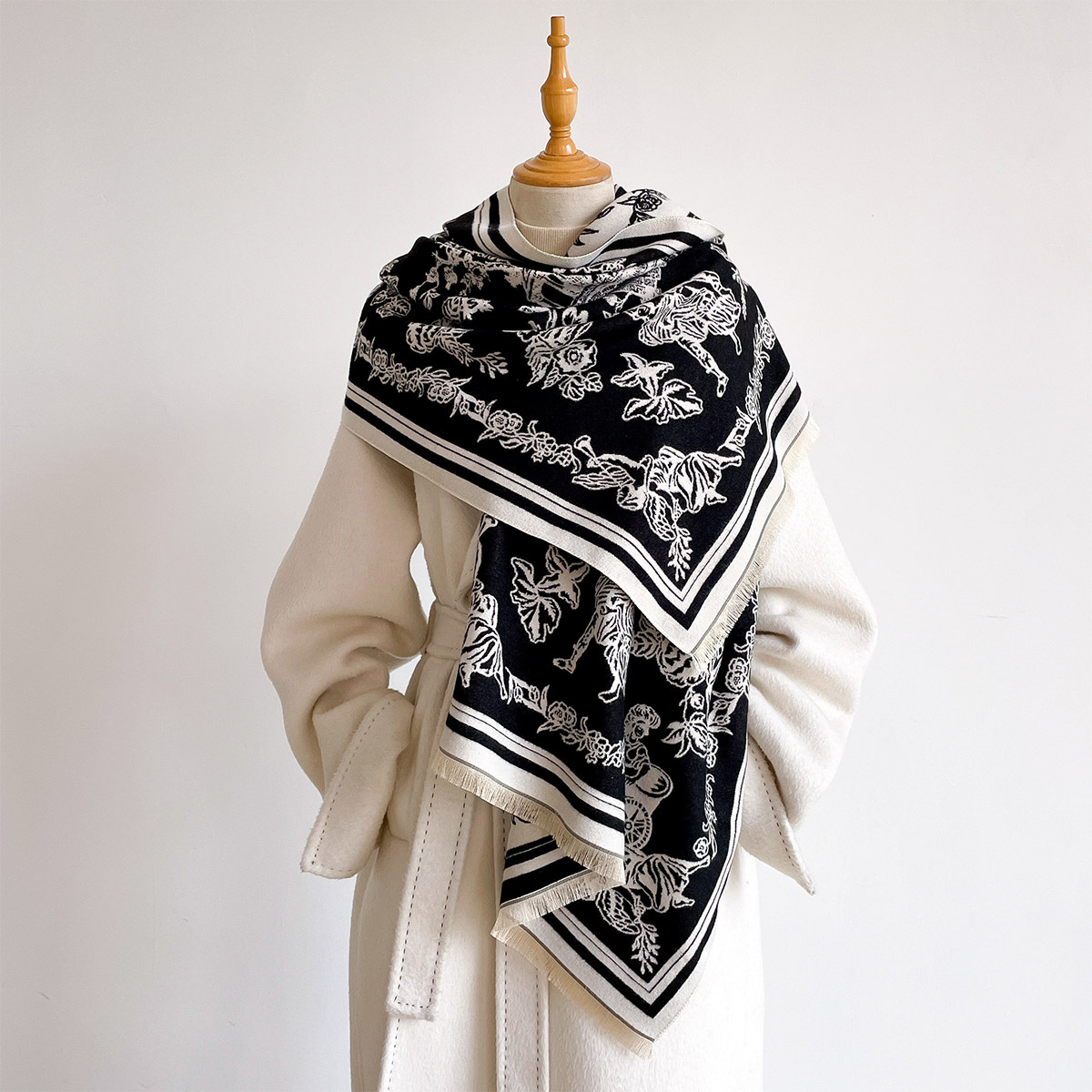 Cashmere Pashmina Wrap - Sjaal Dames Hijab Pashmina Bandana Sjaal