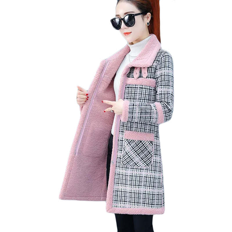 Wool Coat Peacoat - Nieuwe Winter Lam Wol Wollen Jas