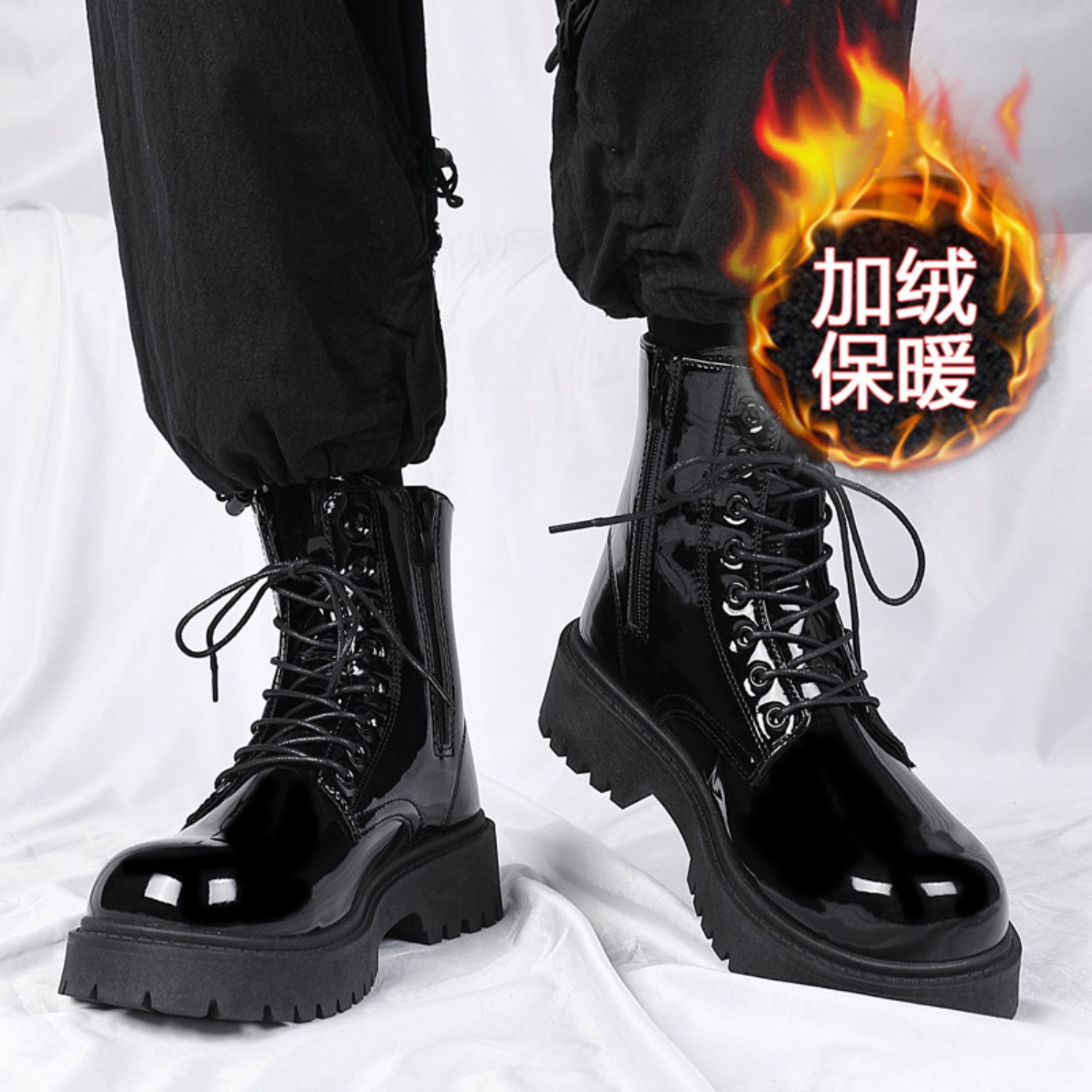 Waterproof Winter Boot - Warme, pluche hoge laarzen voor heren,