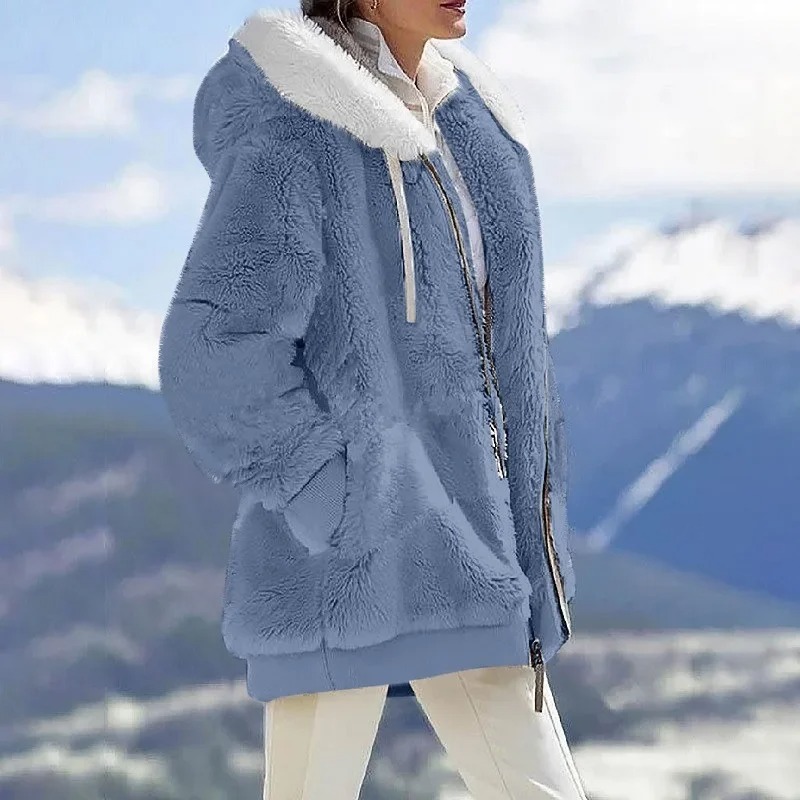 Wool Coat Peacoat - 2025 Winter Warm Dames Jassen Pluche
