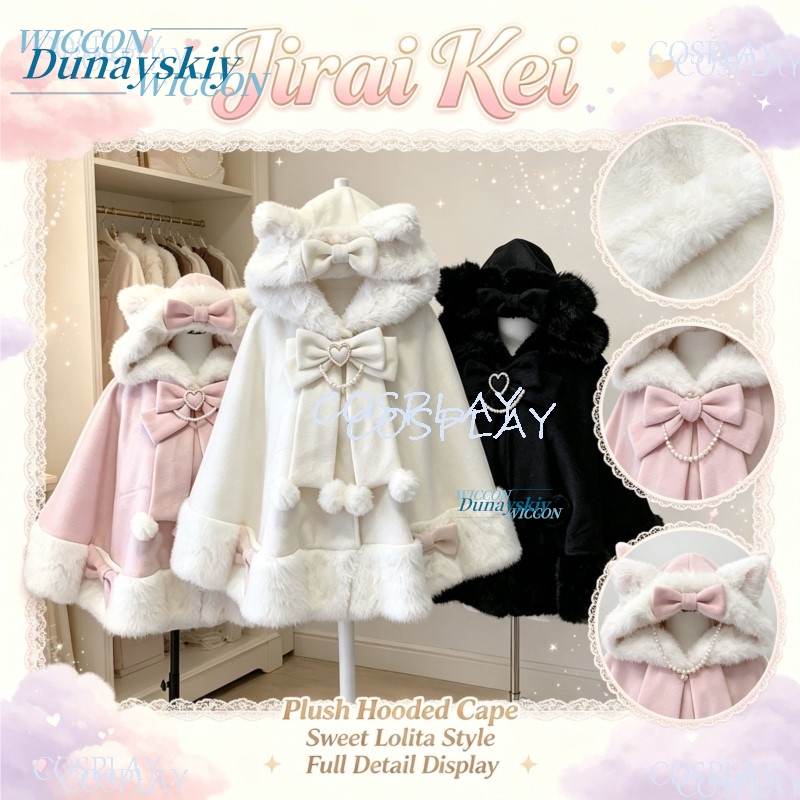Japanse Jirai Kei Lolita wolle - Wool Coat Peacoat recensie en prijs