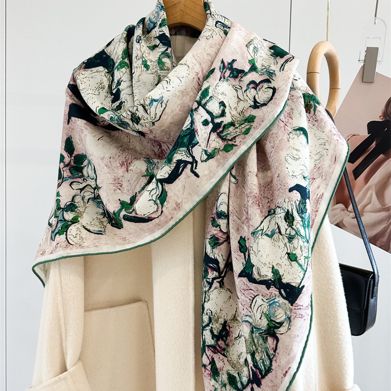 Luxe 135x135cm Zijde Wollen Sj - Shawl Wrap Winter recensie en prijs