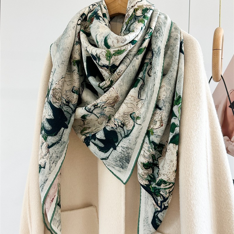 Luxe 135x135cm Zijde Wollen Sj - Shawl Wrap Winter recensie en prijs