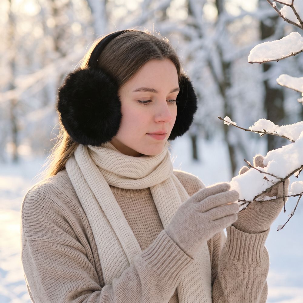 Leuke oorkapjes van imitatiebo - Earmuffs Foldable recensie en prijs