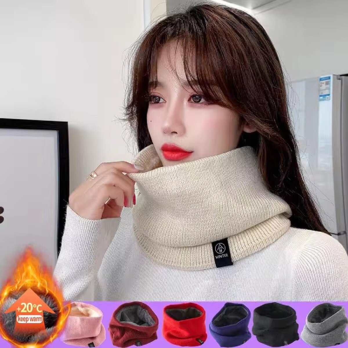 Effen winterse pluche sjaal va - Winter Headband Fleece recensie en prijs