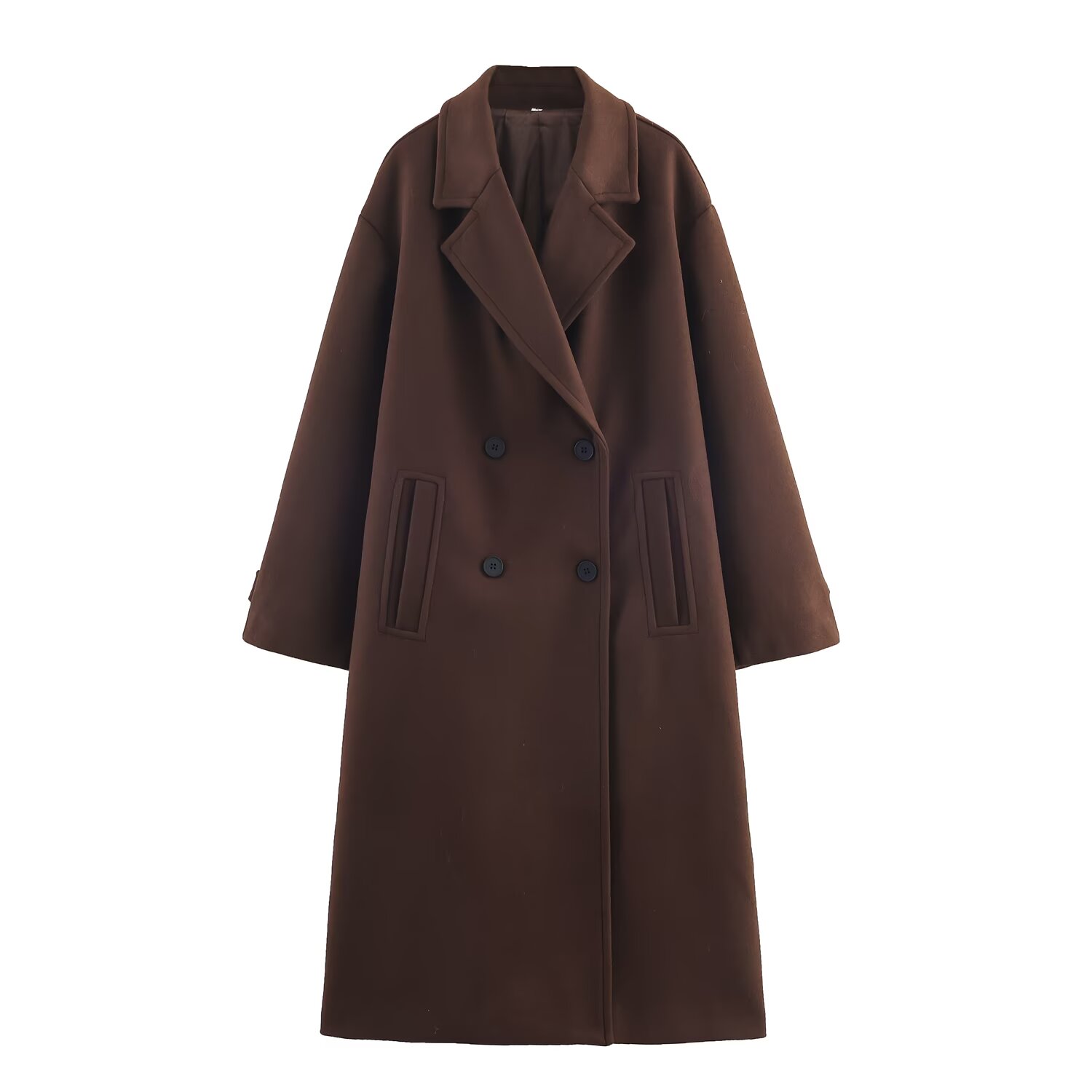 KONDALA Casual Chocoladebruin  - Wool Coat Peacoat recensie en prijs