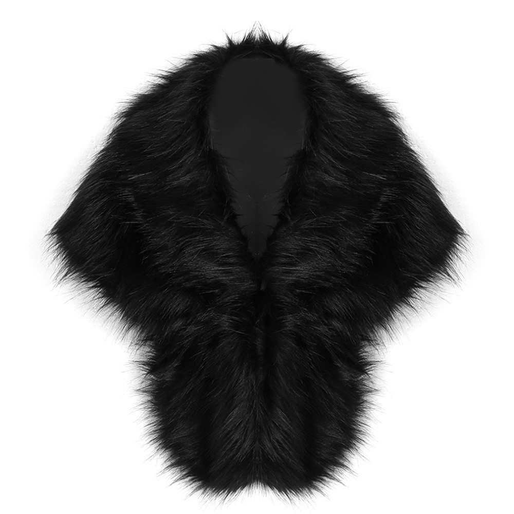 Effenkleurige Kunstbont Lange  - Shawl Wrap Winter recensie en prijs