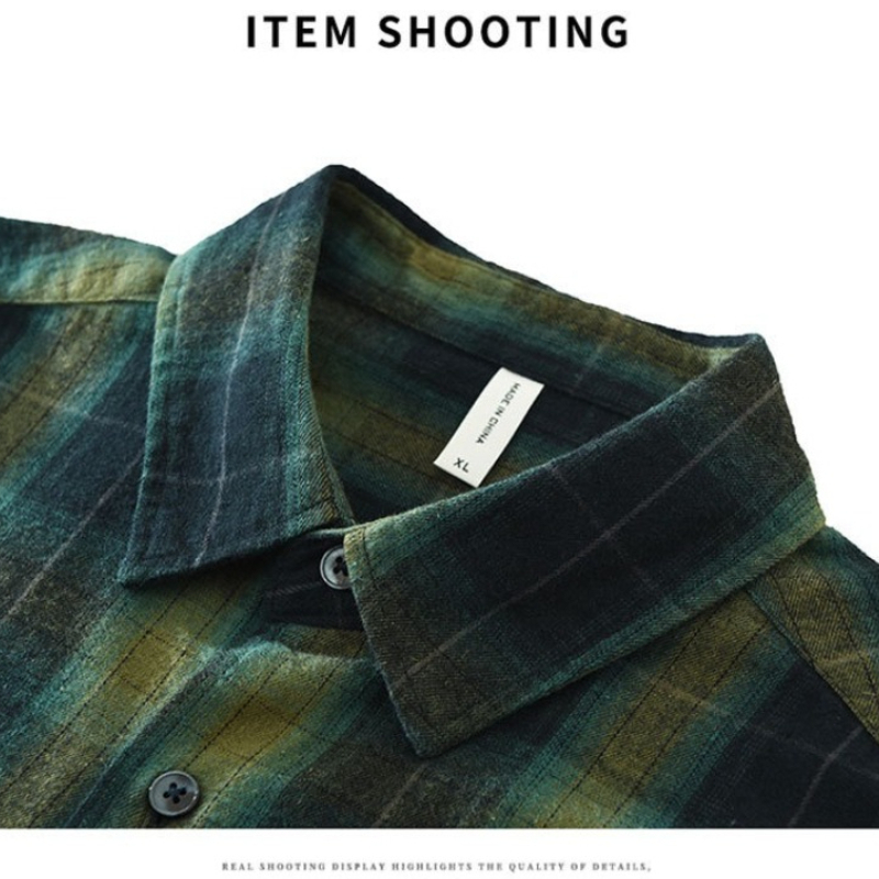 Oversized heren geruit overhem - Flannel Shirt Lined recensie en prijs