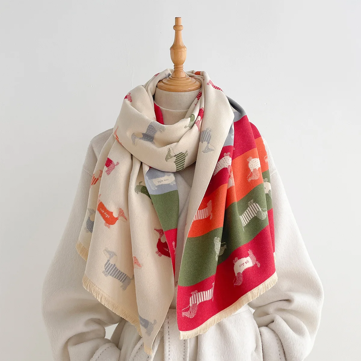 Imitatie Kasjmier Sjaal Dames  - Cashmere Pashmina Wrap recensie en prijs
