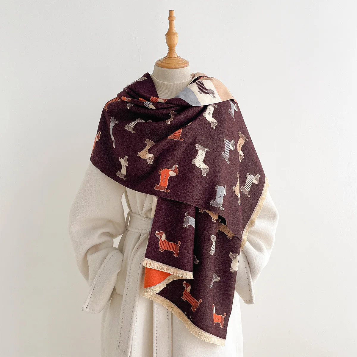 Imitatie Kasjmier Sjaal Dames  - Cashmere Pashmina Wrap recensie en prijs