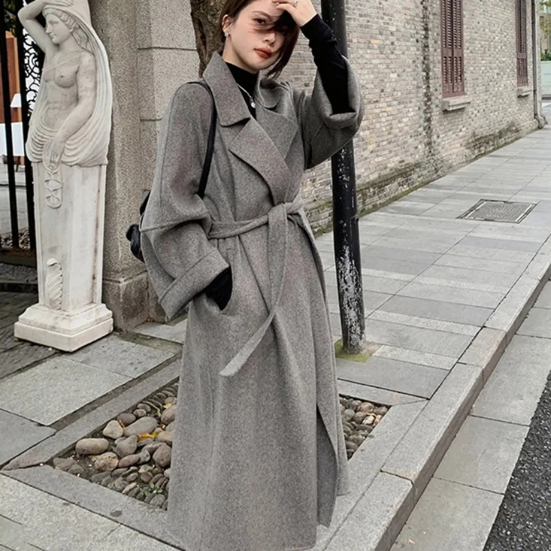 Dubbelzijdige kasjmier damesja - Wool Coat Peacoat recensie en prijs