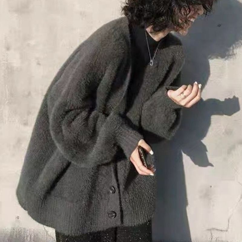 Imitatie Mink Fleece Trui Top  - Wool Coat Peacoat recensie en prijs