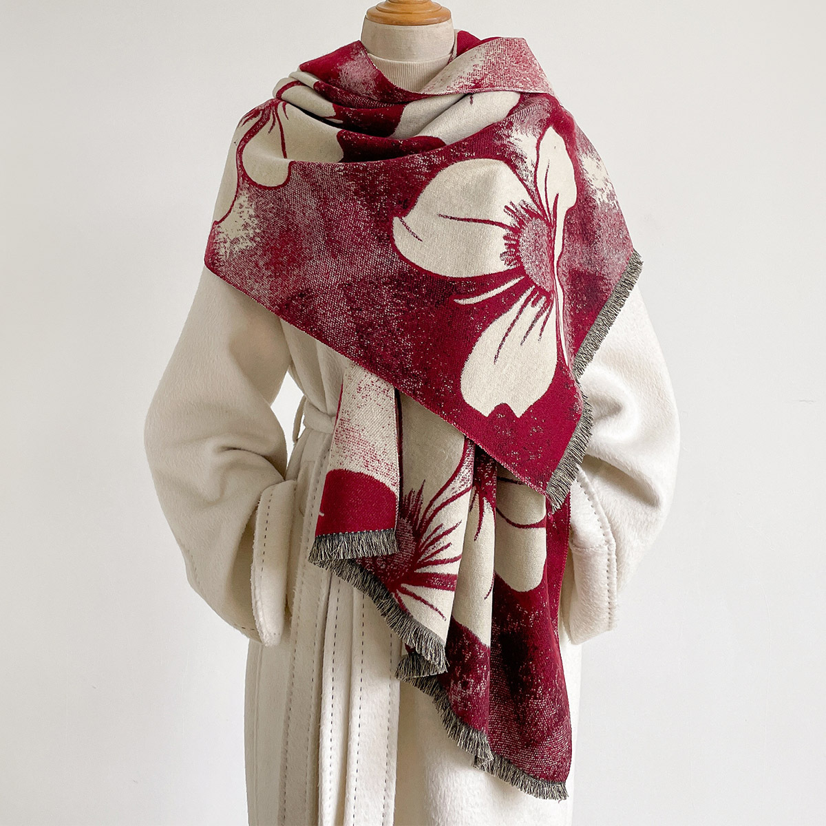 Dames Imitatie Kasjmier Sjaal  - Cashmere Pashmina Wrap recensie en prijs