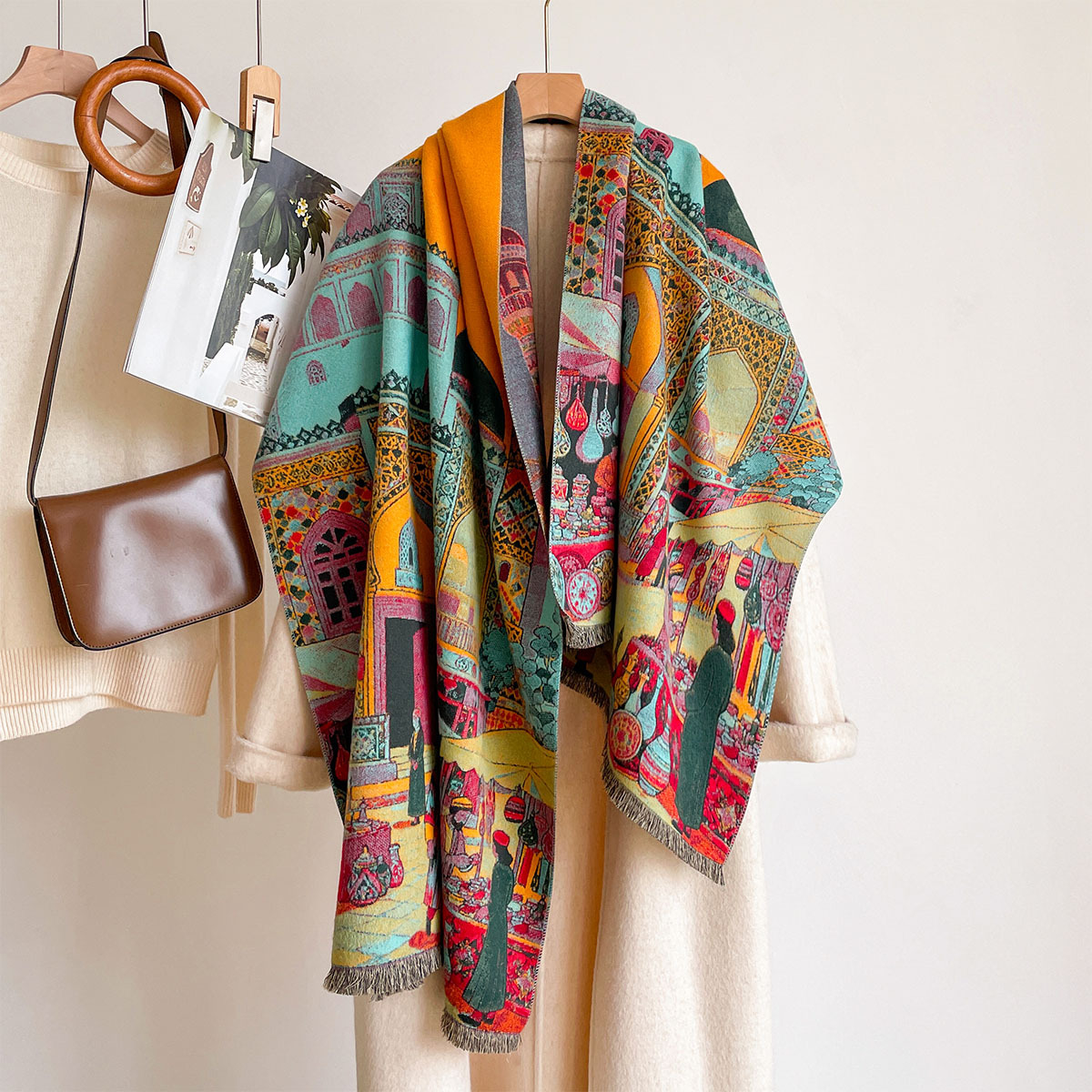 Dames Imitatie Kasjmier Sjaal, - Shawl Wrap Winter recensie en prijs
