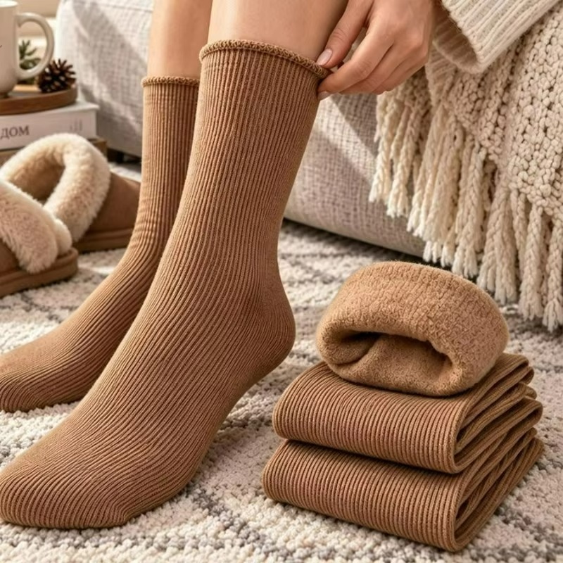 1/10 paar warme, gevoerde sokk - Thermal Sock Wool recensie en prijs