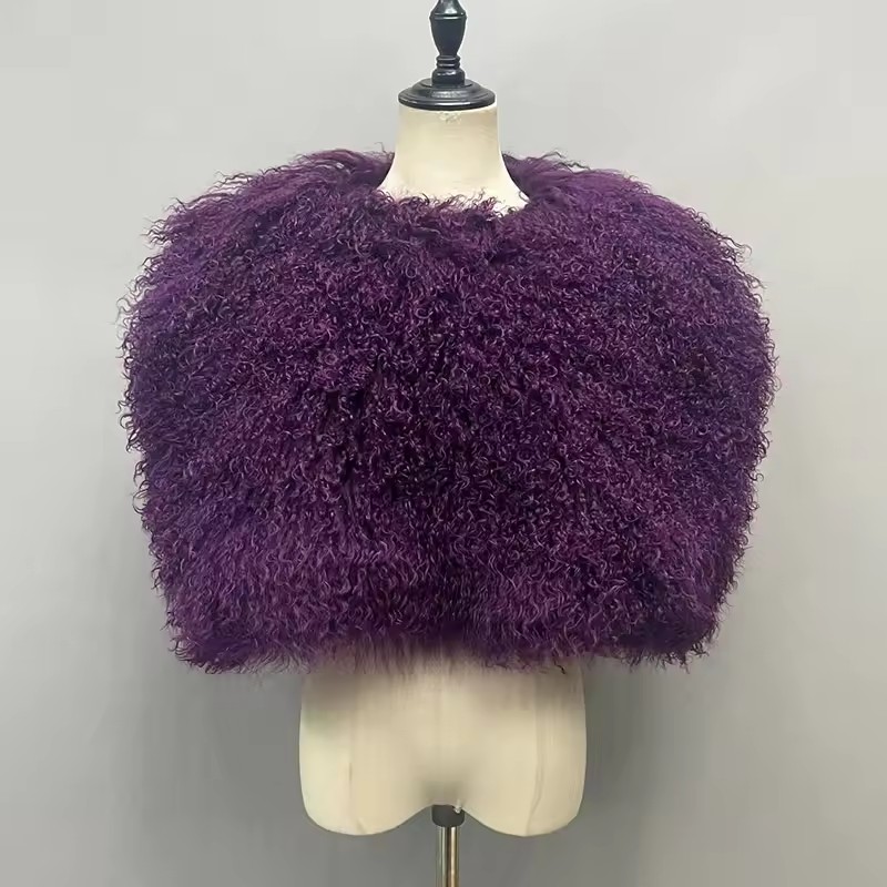 Echte echte Mongoolse bont dam - Shawl Wrap Winter recensie en prijs