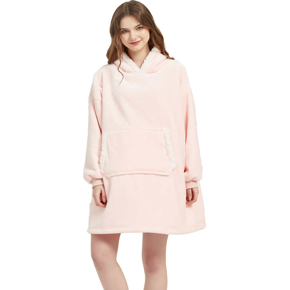 Microfiber Pluche Koraal Fleec - Sherpa Hoodie Fleece recensie en prijs
