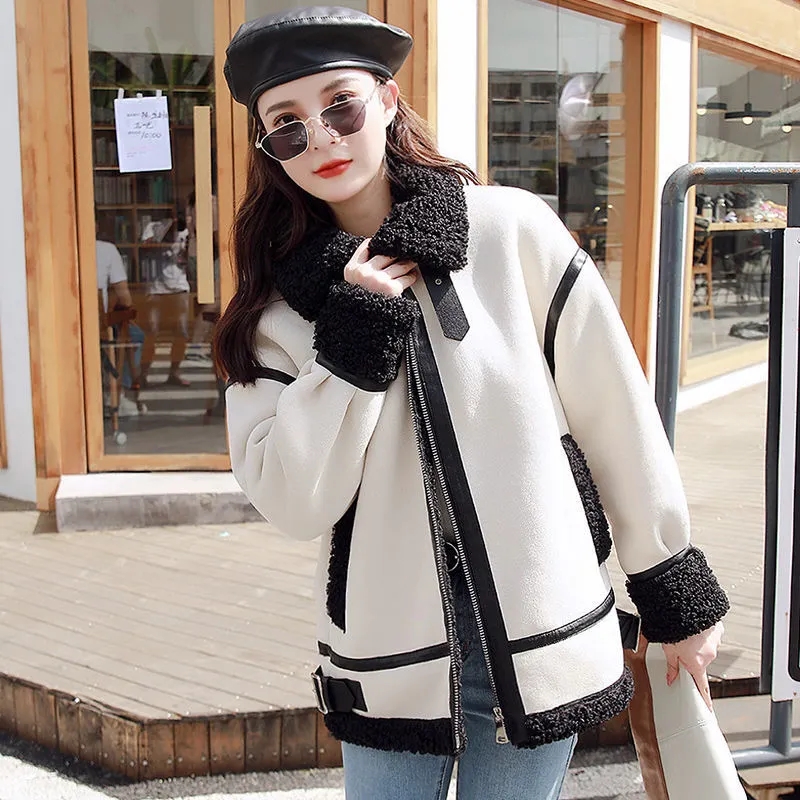 Lamsbontjas Dames Nieuwe herfs - Wool Coat Peacoat recensie en prijs