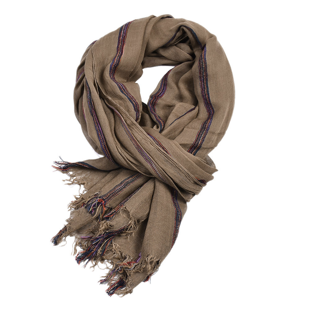 Katoen Linnen Mode Gestreepte  - Wool Scarf Men recensie en prijs